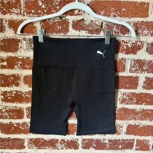 Puma black biker shorts - 6” inseam